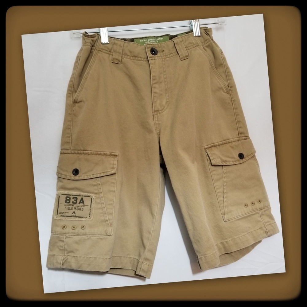 Old Navy*Boys Khaki Cargo Shorts